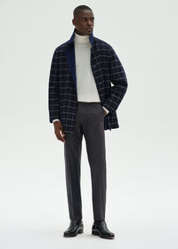 Paul Stuart Reversible Double Face Cashmere Mac Coat, thumbnail 2