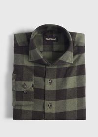 Paul Stuart Flannel Buffalo Check Sport Shirt, thumbnail 1