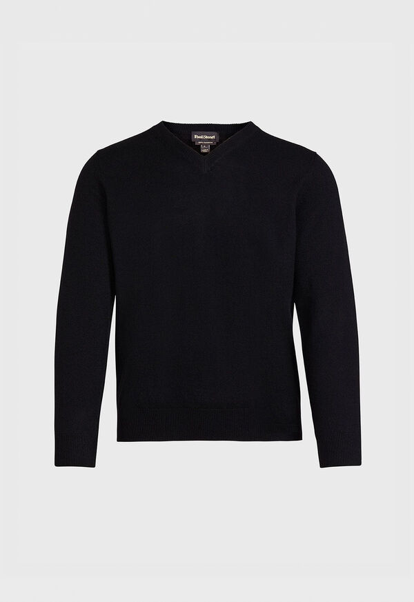 Paul Stuart Lightweight Cashmere V Neck Sweater, image 1