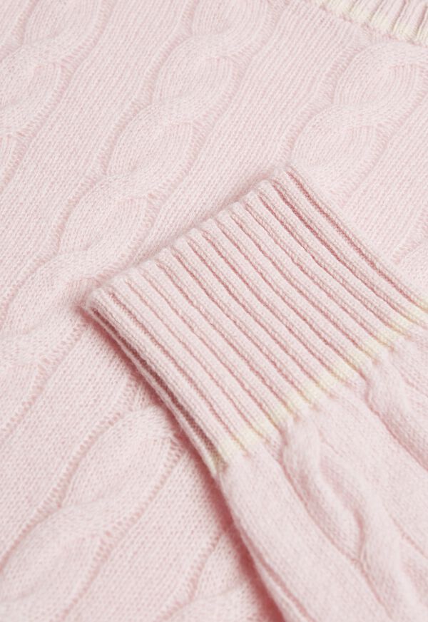 Paul Stuart Cashmere Cable Crewneck Sweater, image 3