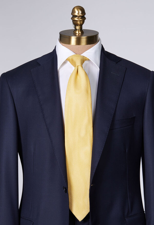 Paul Stuart Solid Silk Garza Tie, image 2