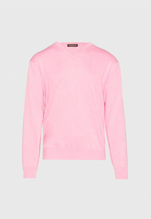 Paul Stuart Pima Cotton V-Neck Sweater, image 5