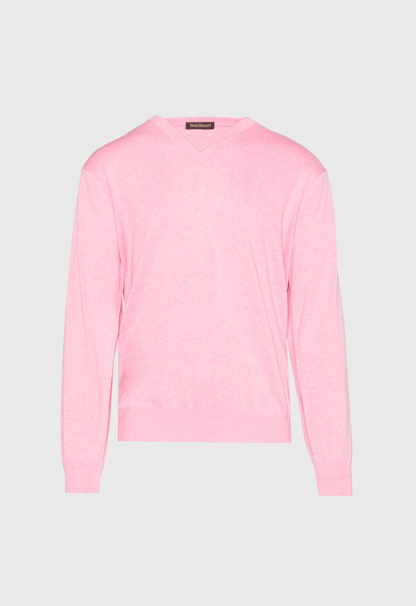 Paul Stuart Pima Cotton V-Neck Sweater, image 1