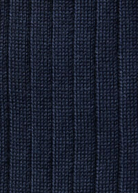 Paul Stuart Wool Ribbed Sock with Contrast Trim, thumbnail 3
