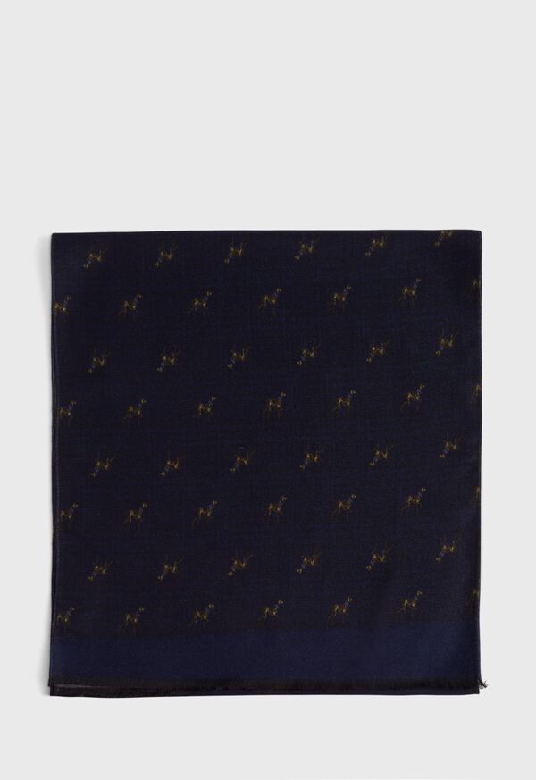 Paul Stuart Wool Double Face Scarf, image 2