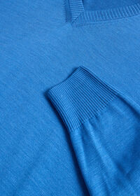 Paul Stuart Silk V-Neck Sweater, thumbnail 2