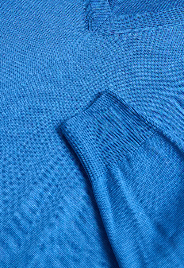 Paul Stuart Silk V-Neck Sweater, image 2