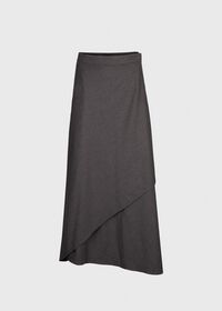 Paul Stuart Lightweight Flannel Wrap Around Skirt, thumbnail 1