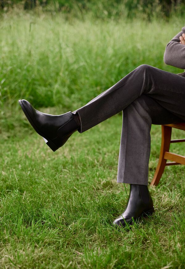 Mens leather ankle boot 2025