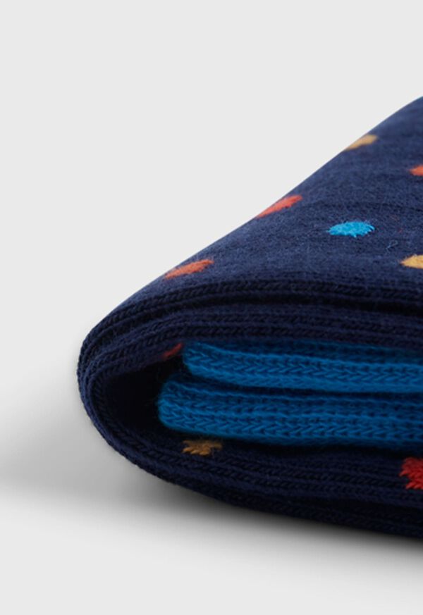 Paul Stuart Multicolor Dot Sock, image 2