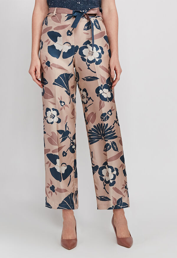 Paul Stuart Floral Silk Pant, image 1