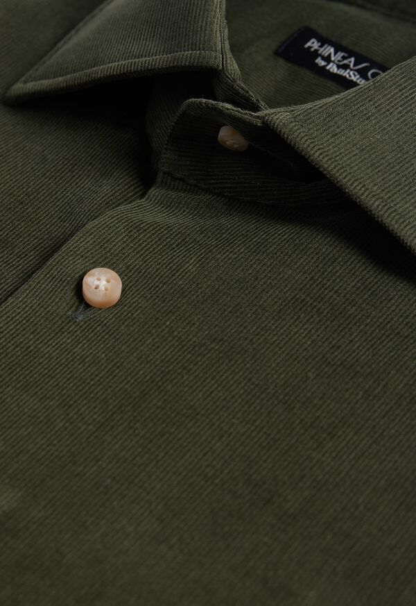 Paul Stuart Fine Wale Corduroy Shirt, image 2