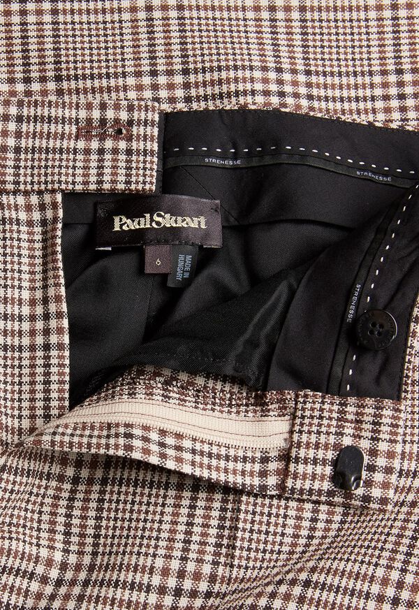 Paul Stuart Wool Glen Plaid Pant, image 3