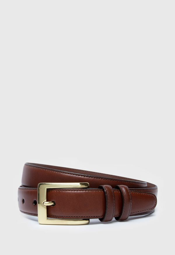 Paul Stuart Kipskin Leather Dress Belt