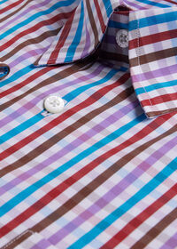 Paul Stuart Cotton Multicolor Check Sport Shirt, thumbnail 2