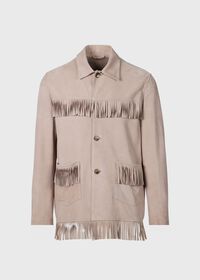 Paul Stuart Suede Fringed Jacket, thumbnail 1