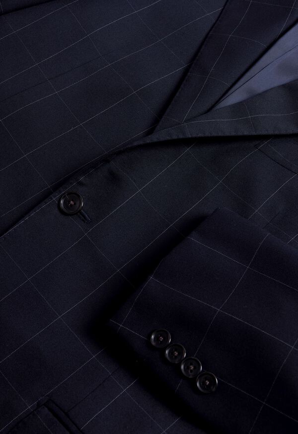 Paul Stuart Wool Windowpane Suit, image 4
