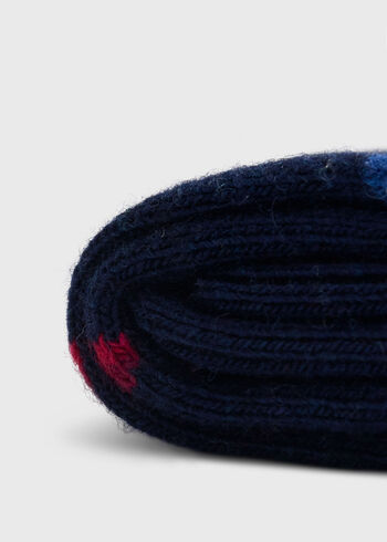 Paul Stuart Chunky Colorful Dot Sock