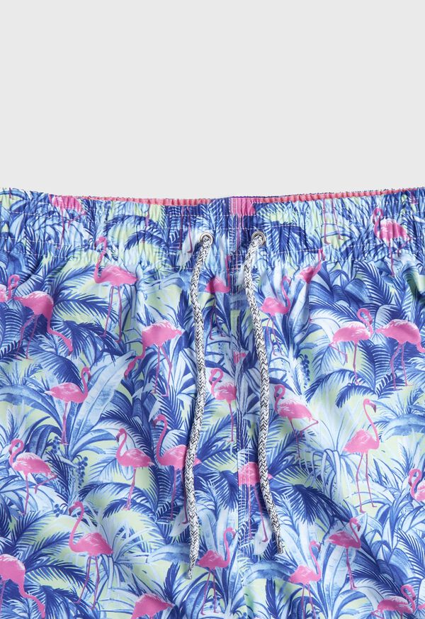 Paul Stuart Flamingo Print Swim Trunk, image 2
