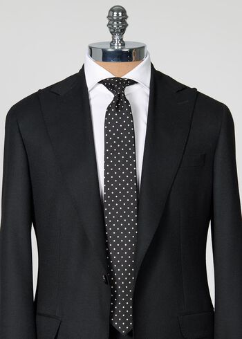 Paul Stuart Printed Silk Dot Tie