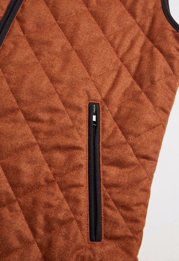 Paul Stuart Merino Wool Flannel Quilted Vest, image 11