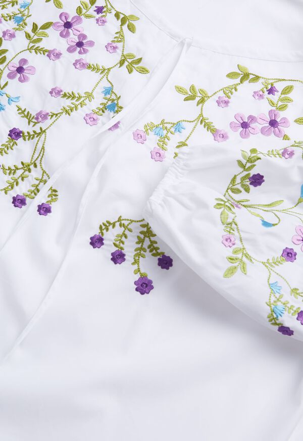 Paul Stuart Embroidered Blouse, image 2