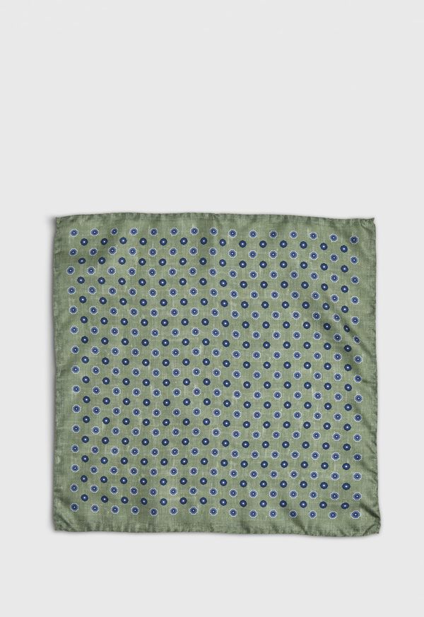 Paul Stuart Medallion Silk Pocket Square, image 2