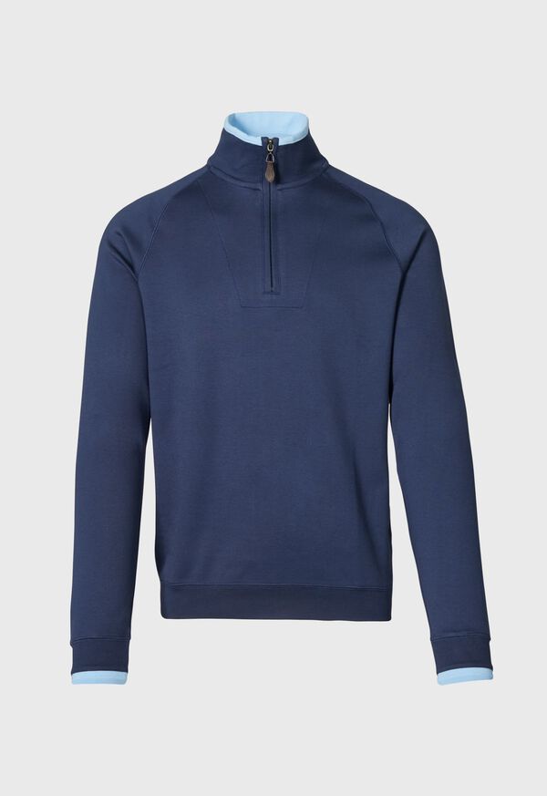Paul Stuart Pima Cotton 1/2 Zip Sweater, image 1