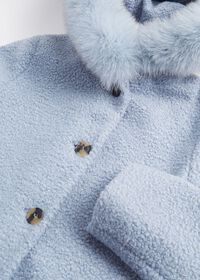Paul Stuart Boucle Coat with Hood, thumbnail 3