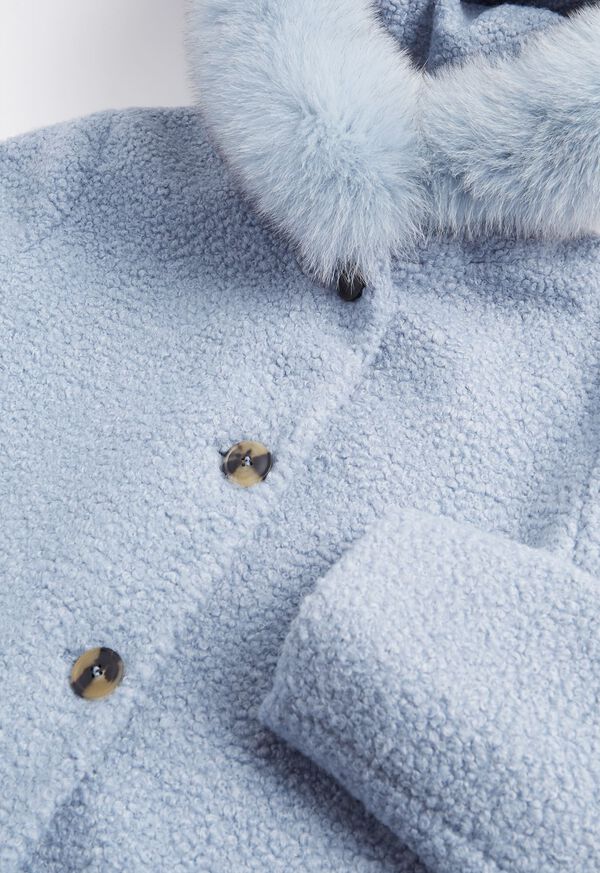 Paul Stuart Boucle Coat with Hood, image 3
