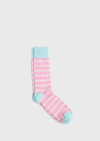 Paul Stuart Cotton Two Color Stripe Sock, thumbnail 1