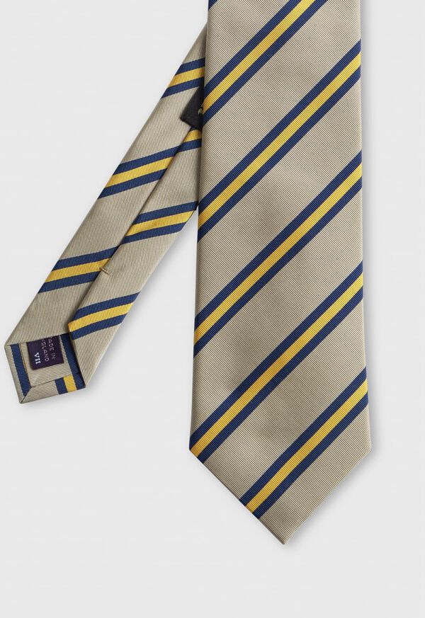 Paul Stuart Woven Silk Regimental Stripe Tie