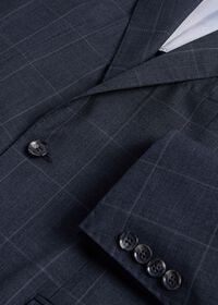Paul Stuart All Year Wool Windowpane Suit, thumbnail 3