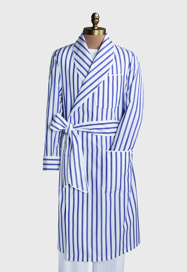 Paul Stuart Awning Stripe Cotton Robe, image 3