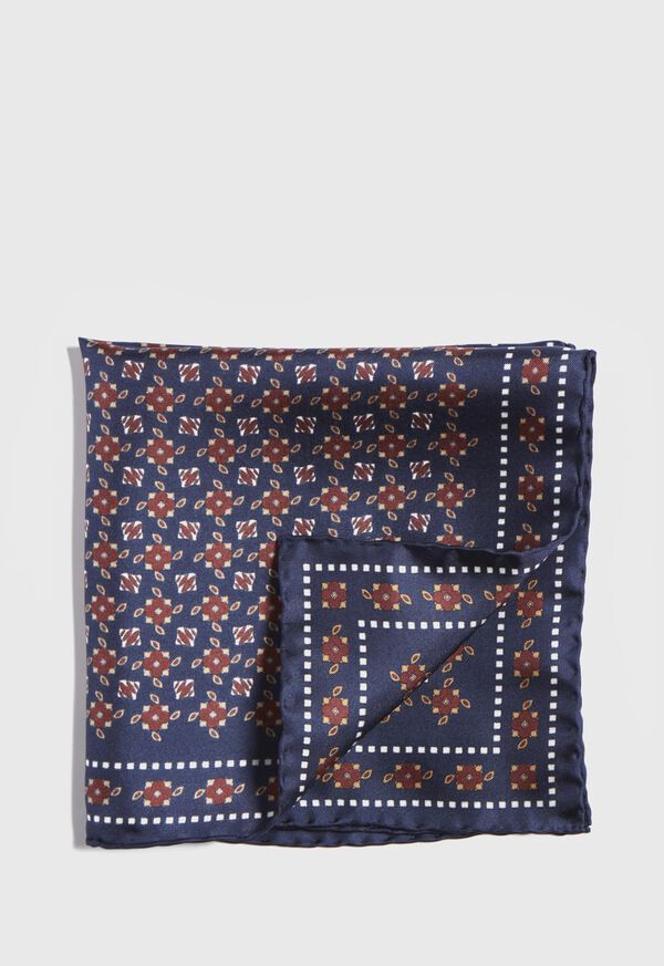 Paul Stuart Vintage Silk Pocket Square, image 1