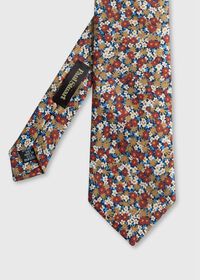 Paul Stuart Printed Silk Spring Floral Tie, thumbnail 1