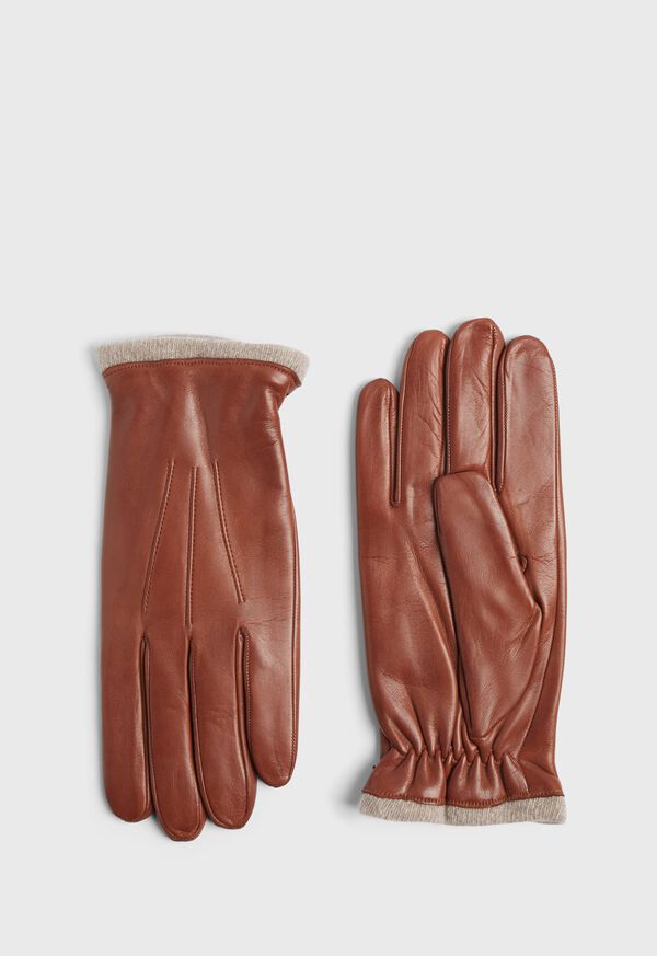 Paul Stuart Nappa Leather Glove with Cashmere Lining