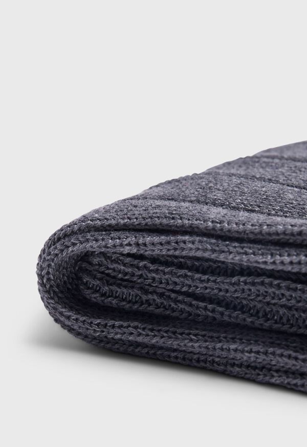 Paul Stuart Mercerized Cotton Ribbed Sock, image 2