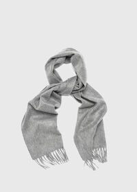 Paul Stuart Cashmere Solid Color Scarf with Embroidered Logo, thumbnail 40