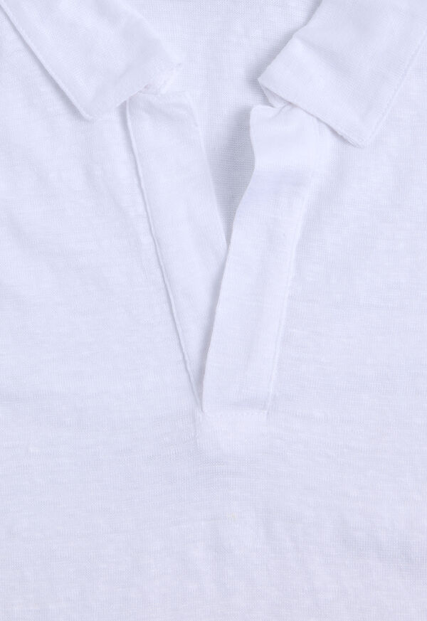 Paul Stuart Linen Jersey Johnny Collar Polo, image 2