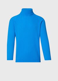Paul Stuart Ribbed Cashmere Turtleneck Sweater, thumbnail 1
