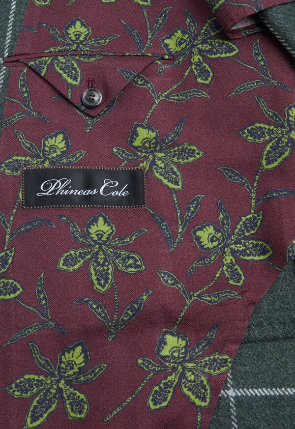 Paul Stuart Classic Double Breasted Windowpane Wool Coat, image 4