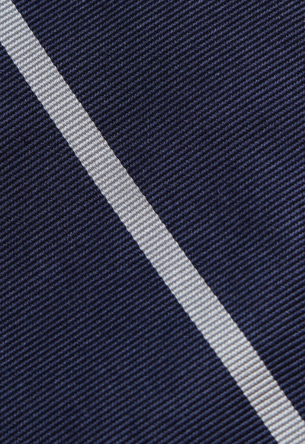 Paul Stuart Woven Silk Regimental Stripe Tie, image 3