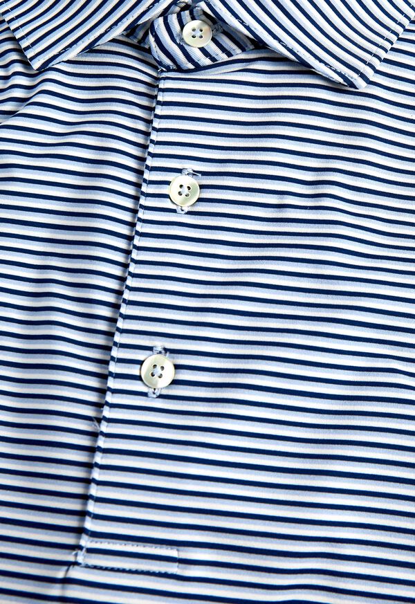 Paul Stuart Multi Color Stripe Performance Polo, image 2