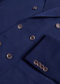 Paul Stuart Wool Knit Jersey Double Breasted Blazer, thumbnail 2
