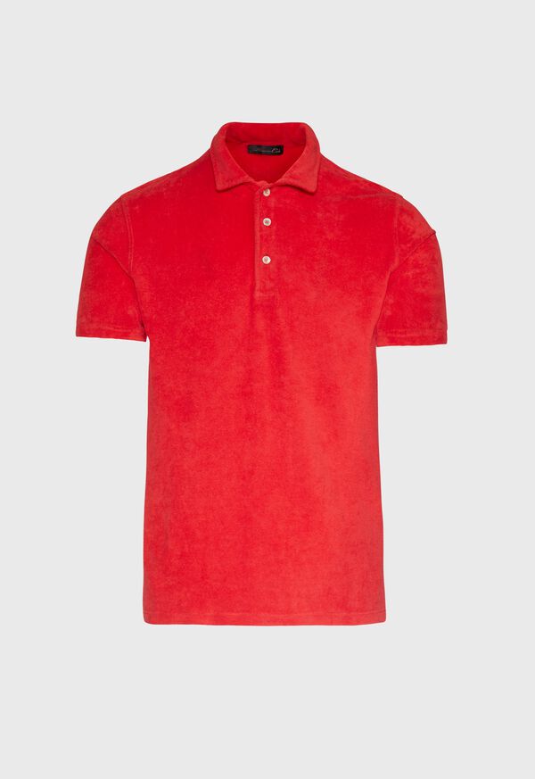 Paul Stuart Terry Cloth Polo Shirt, image 1