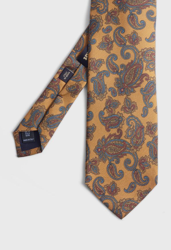 Paul Stuart Silk Paisley Print Tie, image 2