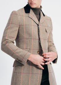 Paul Stuart Russel Plaid Overcoat, thumbnail 6