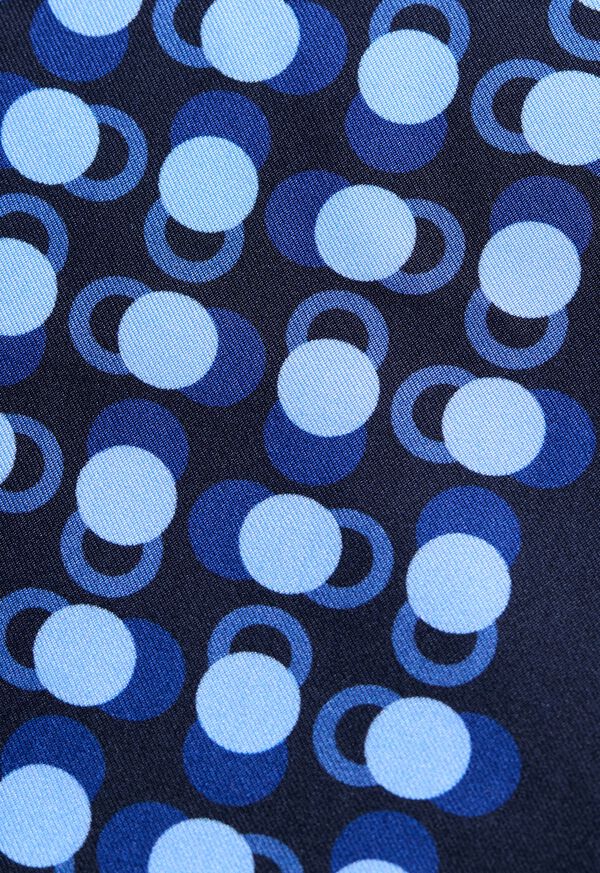 Paul Stuart Geometric Dot Print Pocket Square, image 3