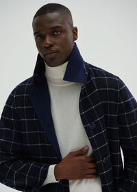 Paul Stuart Reversible Double Face Cashmere Mac Coat, thumbnail 11